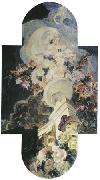 Mikhail Vrubel Chrysanthemums, 1894 oil painting on canvas